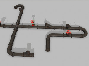pipe set Modelo 3D