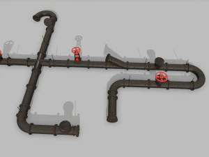 pipe set 3D Model