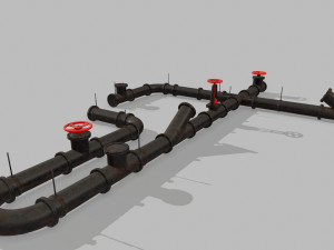 pipe set Modelo 3D