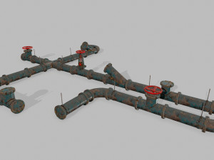 pipe set 3D Model