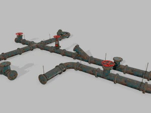 pipe set 3D Model