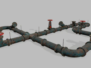 pipe set 3D Model