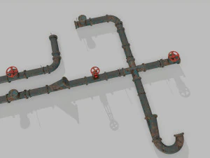 pipe set 3D Model