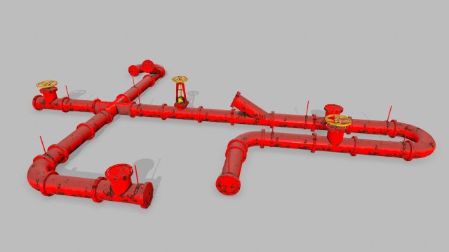 pipe set Modelo 3D .c4d .max .obj .3ds .fbx .stl .blend 