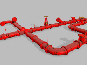 pipe set Modelo 3D