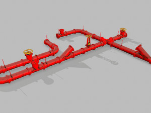 pipe set Modelo 3D