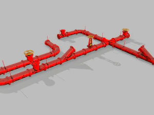 pipe set 3D Model