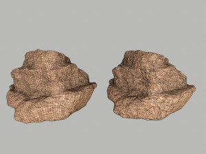 desert rocks 3D 모델
