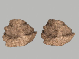 desert rocks 3D Model