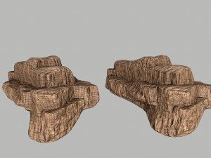 desert rocks 3D 모델