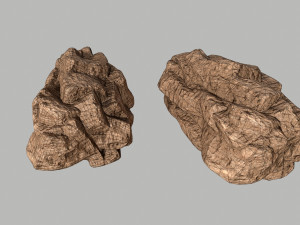 desert rocks 3D 모델