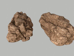 desert rocks 3D Model