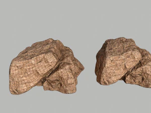 desert rocks 3D Model