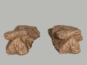 desert rocks 3D Model
