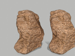desert rocks 3D 모델