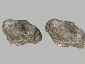 dirty rocks Model 3D