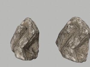 dirty rocks Model 3D