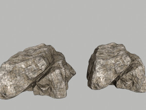 dirty rocks Model 3D