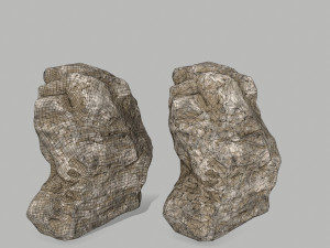 dirty rocks Model 3D