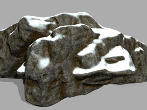 snow rocks 3D Model
