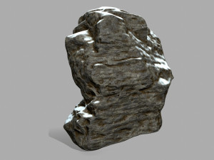 snow rocks 3D-Modell