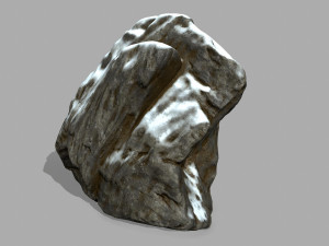 snow rocks 3D-Modell