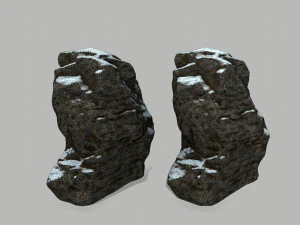 snow rocks 3D Model