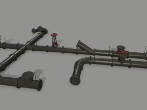 pipe set Modèle 3D