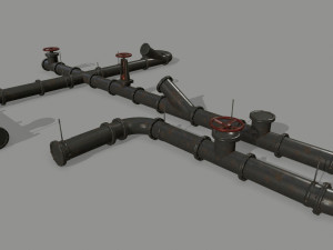 pipe set Modèle 3D