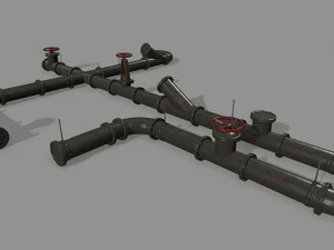 pipe set 3D Model