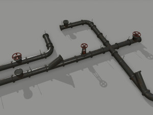 pipe set Modèle 3D