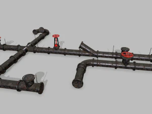 pipe set 3D Model