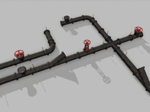 pipe set 3D Model
