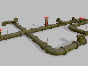 set di tubi Modello 3D