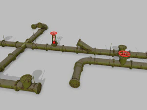pipe set 3D Model