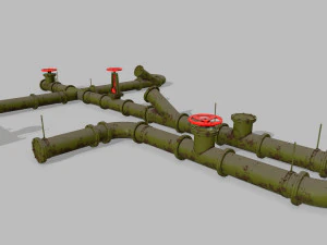 pipe set 3D Model