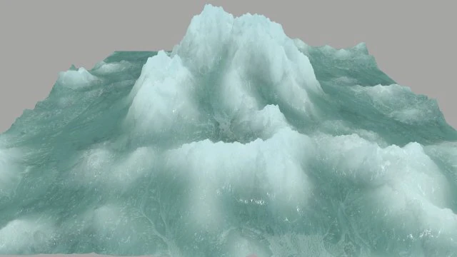 icemountain 3D Model .c4d .max .obj .3ds .fbx .stl .blend