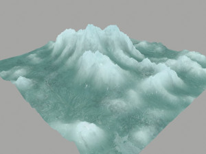 icemountain 3Dモデル