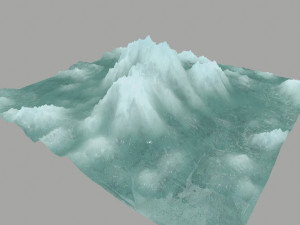 icemountain 3Dモデル