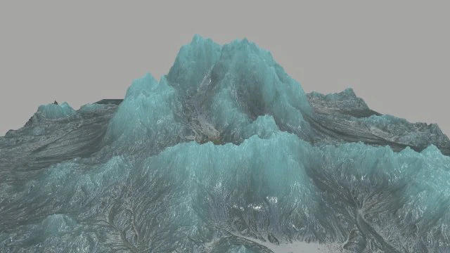 icemountain 3D Model .c4d .max .obj .3ds .fbx .stl .blend