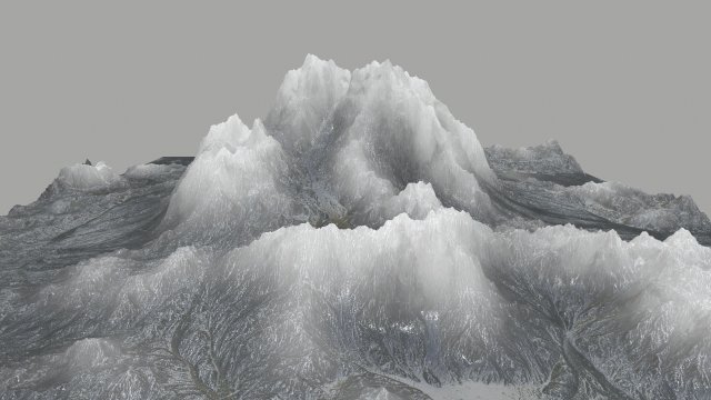 icemountain 3Dモデル .c4d .max .obj .3ds .fbx .stl .blend 