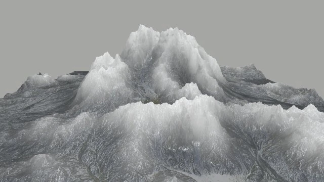 icemountain 3D Model .c4d .max .obj .3ds .fbx .stl .blend