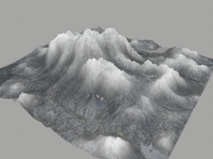 icemountain 3Dモデル