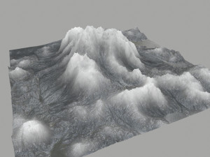 icemountain 3Dモデル