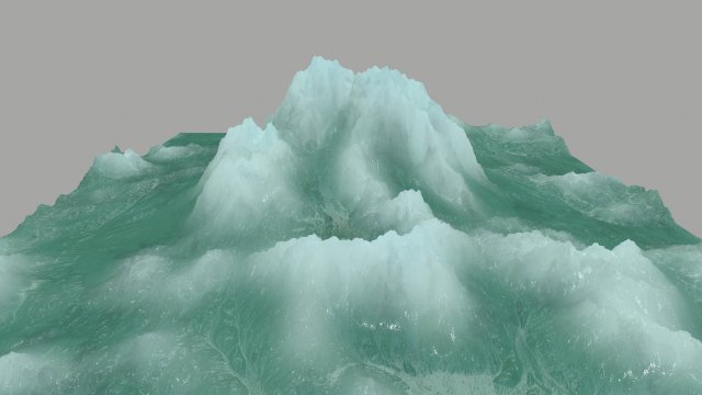 icemountain Model 3D .c4d .max .obj .3ds .fbx .stl .blend 