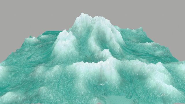 icemountain 3D Model .c4d .max .obj .3ds .fbx .stl .blend 