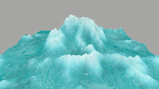 बर्फ़ का पहाड़ 3D मॉडल .c4d .max .obj .3ds .fbx .stl .blend 