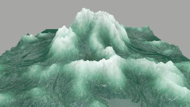 icemountain 3D Model .c4d .max .obj .3ds .fbx .stl .blend 
