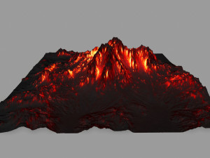volcano Model 3D