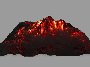 volcano 3D Model